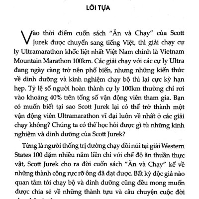 Ăn Và Chạy - Hành Trình Không Tưởng Của Tôi Tới Bộ Môn Ultramarathon Vĩ Đại