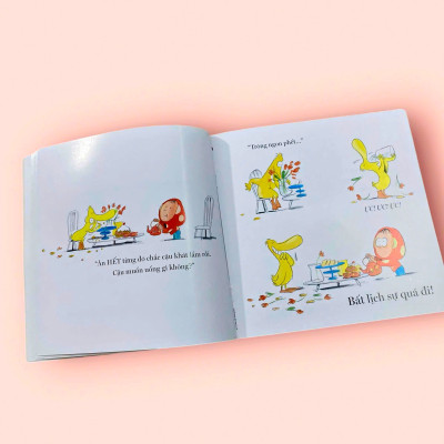 Sách cho bé - Bất Lịch Sự Quá Đi! - Vịt và Chấm - Sách tranh - Dành cho trẻ 3+