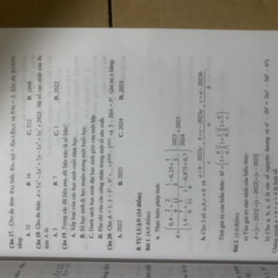 Tuyển chọn đề thi học sinh giỏi toán 7 (2023)