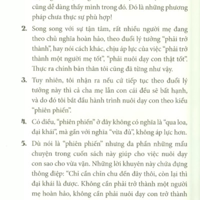 Mẹ Biết Đủ, Con Tự Chủ