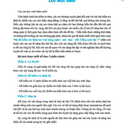 Global Success - Bộ Đề Kiểm Tra Định Kỳ 4 Kỹ Năng Tiếng Anh Lớp 7 - Tập 1 (Có Đáp Án)