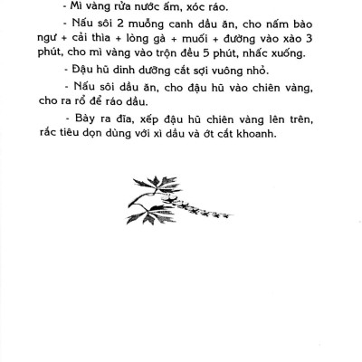 Thực Đơn Một Món Nhanh, Ngon, Tiện Lợi