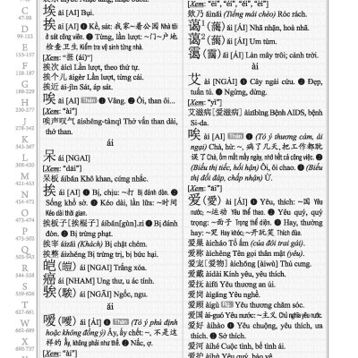 Từ Điển Hán Việt - Việt Hán Hiện Đại 2 Trong 1