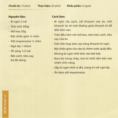 42 Món Nhồi Ngon Miệng Dễ Làm 