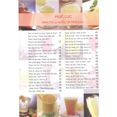 Bí Quyết Pha Chế Sinh Tố & Nước ép Trái Cây (Tái Bản)