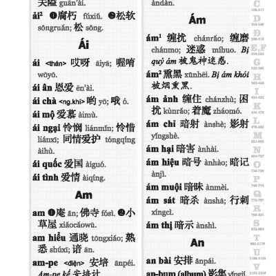 Từ Điển Việt - Hán Hiện Đại - Bỏ Túi