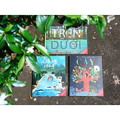 Combo Ehon Song Ngữ THIÊN NHIÊN DIỆU KỲ  Bộ 3 cuốn : Mùa đến mùa đi - Cây+ Dòng sông+ Trên Và Dưới