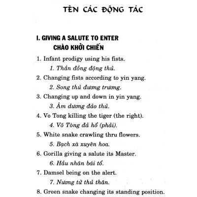 Bài Quyền Võ Tòng Đả Hổ