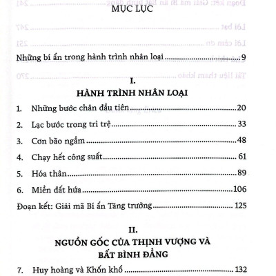 Hành Trình Nhân Loại Nguồn Gốc Của Thịnh Vượng Và Bất Bình Đẳng