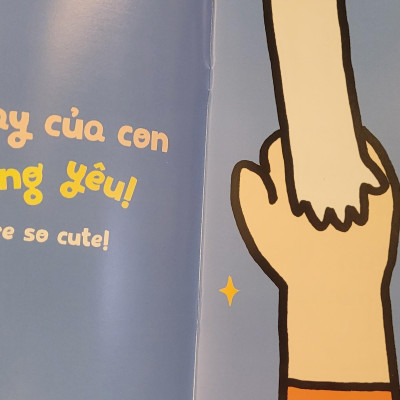 Sách Ehon Miu Bé Nhỏ Phần 1 Song Ngữ - Đừng Mút Tay Nhé