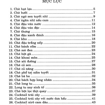 Các Món Giải Khát Ăn Chơi (Tái Bản)
