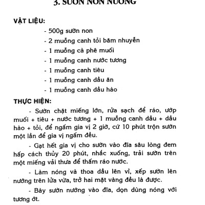 Thực Đơn Bốn Món