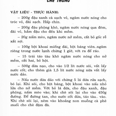 Các Món Giải Khát Ăn Chơi (Tái Bản)
