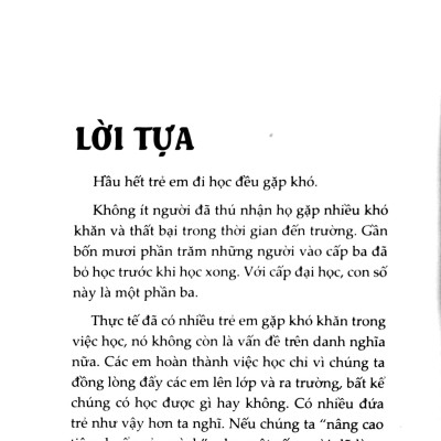 Trẻ Em Khó Học Thế Nào