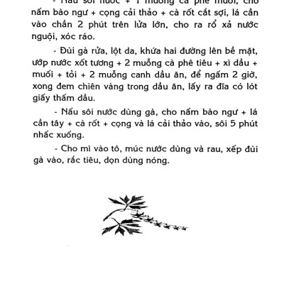 Thực Đơn Một Món Nhanh, Ngon, Tiện Lợi