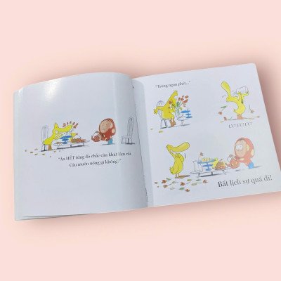 Sách cho bé - Bất Lịch Sự Quá Đi! - Vịt và Chấm - Sách tranh - Dành cho trẻ 3+