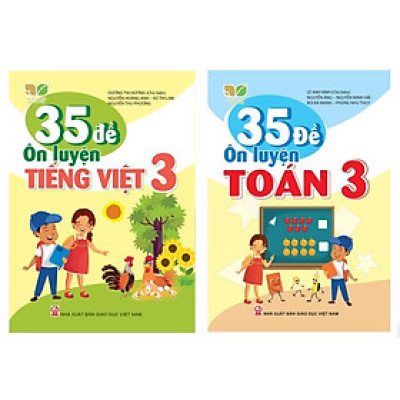Sách - 36 đề ôn luyện toán 3 Tập 1 + Tập 2