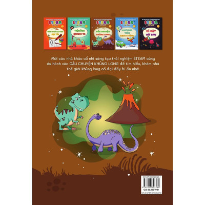 Sách - Steam For Kids - Câu Chuyện Khủng Long - NXB Phụ Nữ