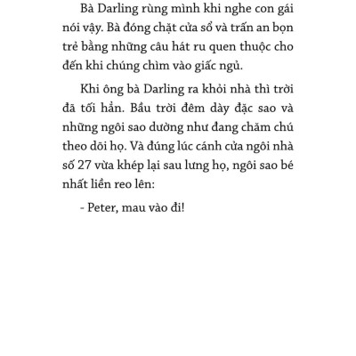 Dtrg. Peter Pan Cậu Bé Biết Bay