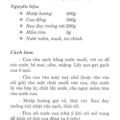 Các Món Canh Ngon (Tái Bản)