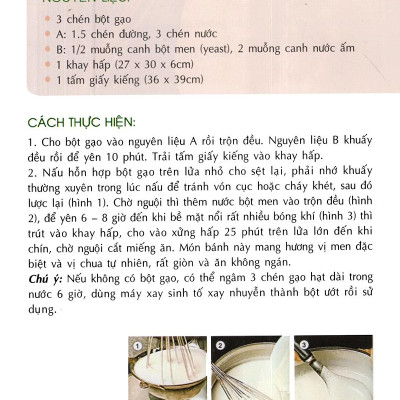 Bánh Điểm Tâm (Bánh Bột Gạo & Các Loại Bột Khác)