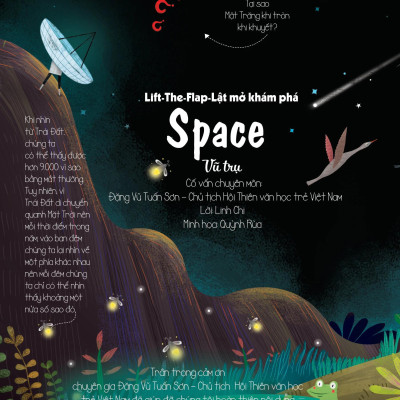 Sách Lift The Flap - Lật Mở Khám Phá -  Vũ Trụ