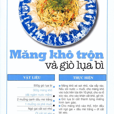 60 Món Ăn Được Ưa Thích - Món Thịt Heo