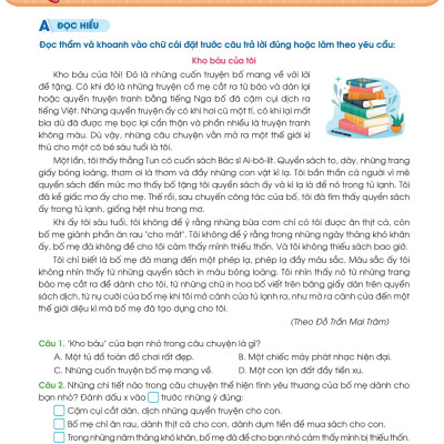 Phiếu Bài Tập Cuối Tuần Tiếng Việt 4