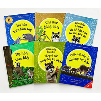 Bộ sách song ngữ - Nụ Hôn Trên Bàn Tay - Bộ 6 cuốn