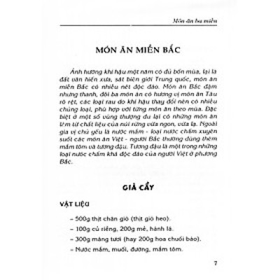 Món Ăn Ba Miền