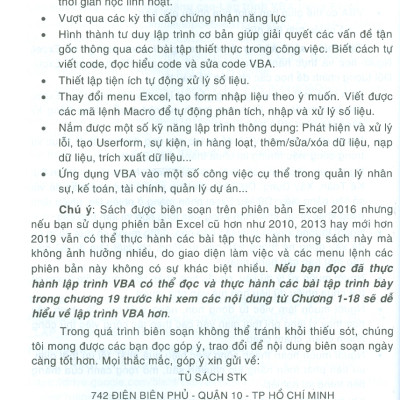 Trở Thành Người Lập Trình VBA Chuyên Nghiệp Trong Excel