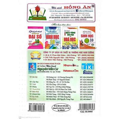 Kỹ Năng Giải Nhanh Bài Tập Hoá Học Lớp 10 ( Dùng Chung Cho các Bộ Sách giáo Khoa Hiện Hành - HA)