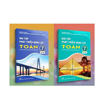 Sách - Combo Bài tập phát triển năng lực toán 7 tập 1 + 2 ( Kết Nối PB2 )