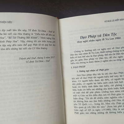 Vô Ngã là Niết Bàn - HT Thích Thiện Siêu ( bìa cứng)