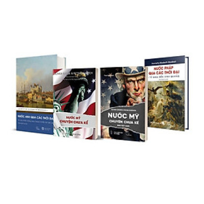 Combo Nền tảng nghiên cứu Lịch sử Anh – Pháp – Mỹ