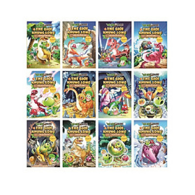 Combo Trái Cây Đại Chiến Zombie - Thế Giới Khủng Long (Trọn Bộ 12 Tập) - HH