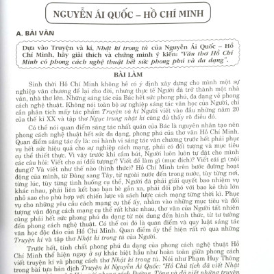 207 Đề Và Bài Văn Hay Lớp 12 - Theo chương trình GDPT mới