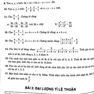 Toán Nâng Cao Lớp Lớp 7 - Tập 2