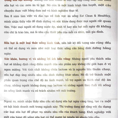 Uống Sữa Hạt Không