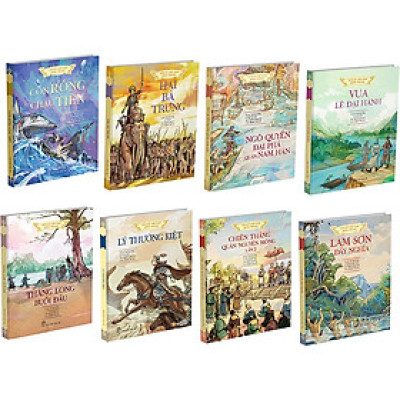 Sách - Lịch Sử Việt Nam Bằng Tranh (Bản Màu) - Phiên Bản Tiếng Việt (Bộ 8 Cuốn) - NXB Trẻ