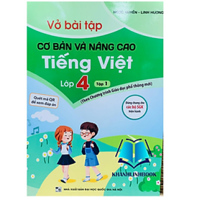 Sách - Vở bài tập cơ bản và nâng cao Tiếng việt lớp 4 - tập 1