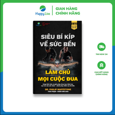 Sách Siêu bí kíp về sức bền Làm chủ mọi cuộc đua - The Big Book of Endurance Training and Racing - Happy Live