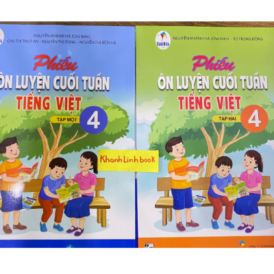 Sách - phiếu ôn luyện cuối tuần tiếng việt 4 - tập 2 ( cánh diều )