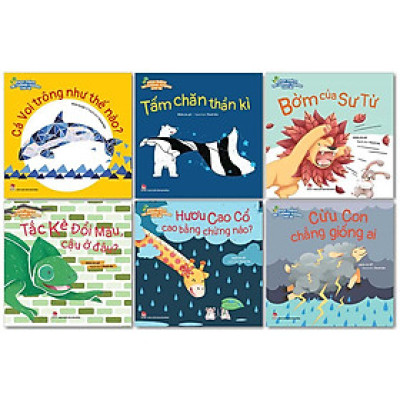 Combo Kích Thích Trí Tưởng Tượng Cho Bé (6 Cuốn)