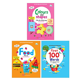 Combo Lift-The-Flap (Thức Ăn + Màu Sắc + 100 Từ Đầu Tiên)