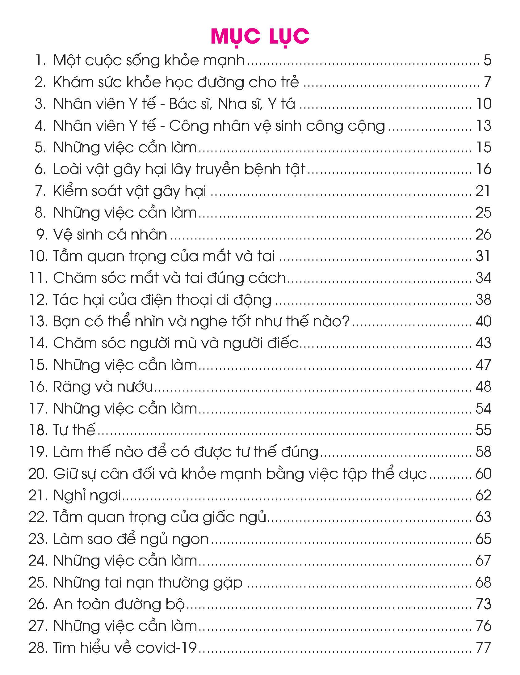 Kiến Thức Và Kỹ Năng Dành Cho Học Sinh - Những Việc Cần Làm