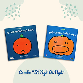 Sách - Combo Tranh Truyện Ehon Nhật Bản: Bí Ngô Không Ngủ Được + Buồn Ngủ Quá Buồn Ngủ Quá