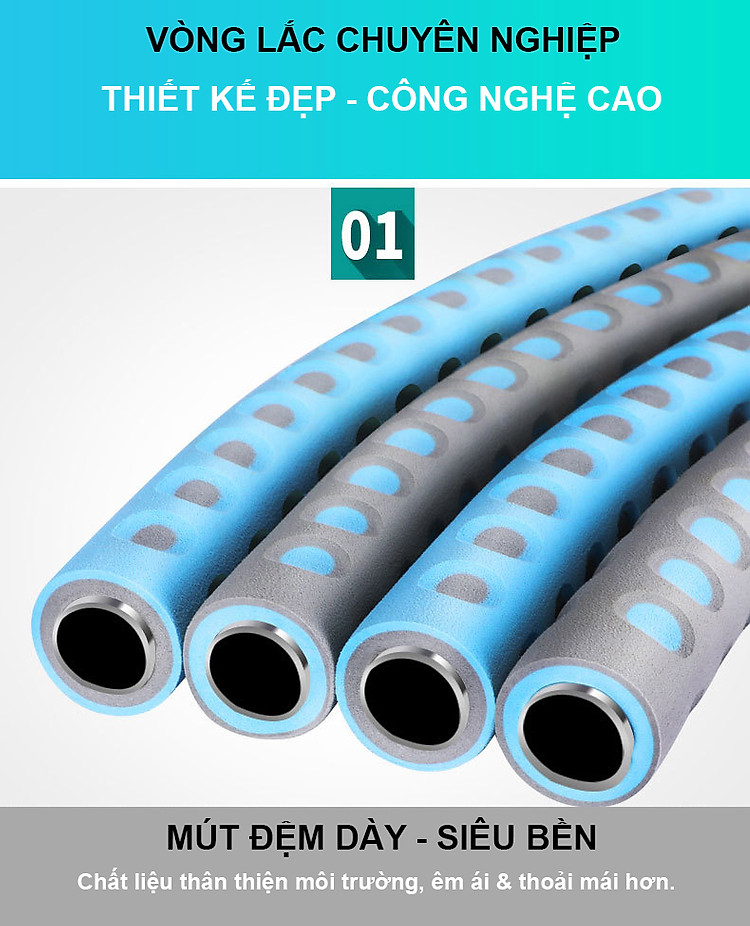 Vòng Lắc Eo Giảm Mỡ Bụng - Hàng Chính Hãng dododios - Phiên Bản 2029 Plus - Vòng lắc eo bằng hợp kim rỗng - Thay đổi được cân nặng - Đảm bảo tính cá nhân hóa khi tập luyện