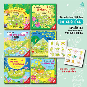 Bộ Sách Ehon Cho Bé Từ 3 Đến 6 Tuổi - Mười Chú Ếch (Combo 06 Tập) - Bìa Mềm - Ehomebooks