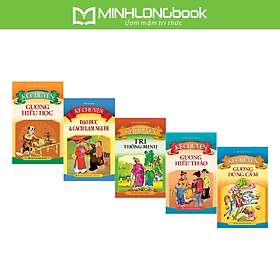 Combo 5 Cuốn Kể Chuyện Trí Tuệ, Nhân Nghĩa Người Xưa: Trí thông minh + Gương Hiếu Học + Gương Hiếu Thảo + Đạo Đức Và Cách Làm Người + Gương Dũng Cảm